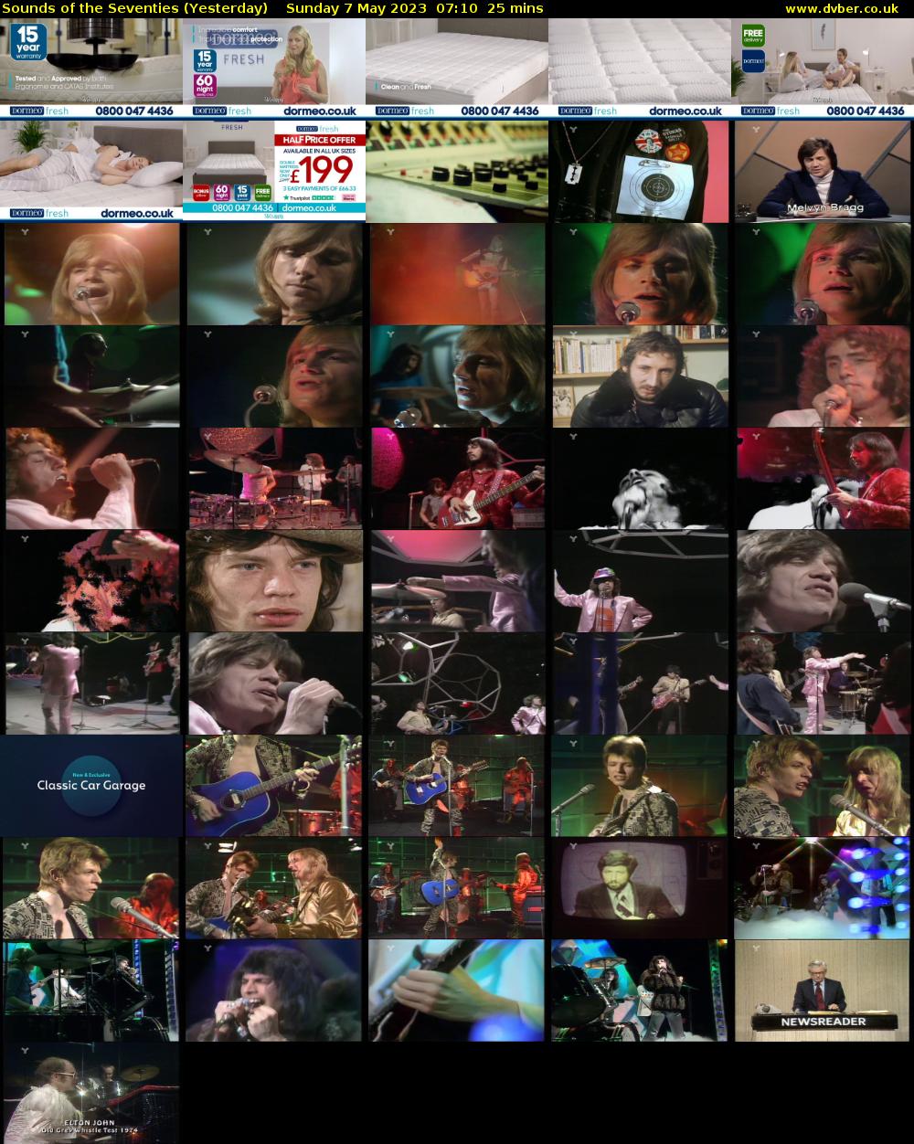 Sounds of the Seventies (Yesterday) Sunday 7 May 2023 07:10 - 07:35