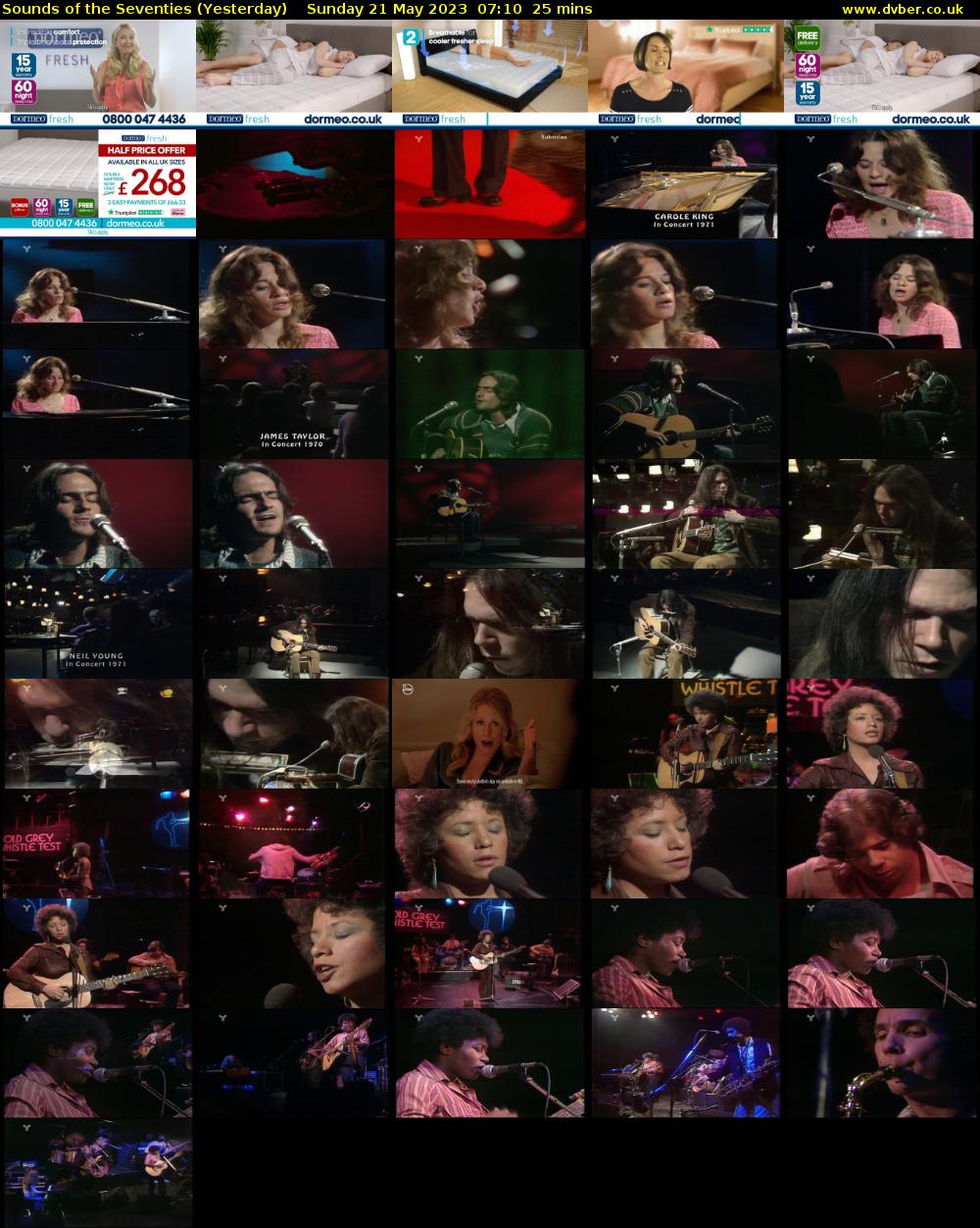 Sounds of the Seventies (Yesterday) Sunday 21 May 2023 07:10 - 07:35