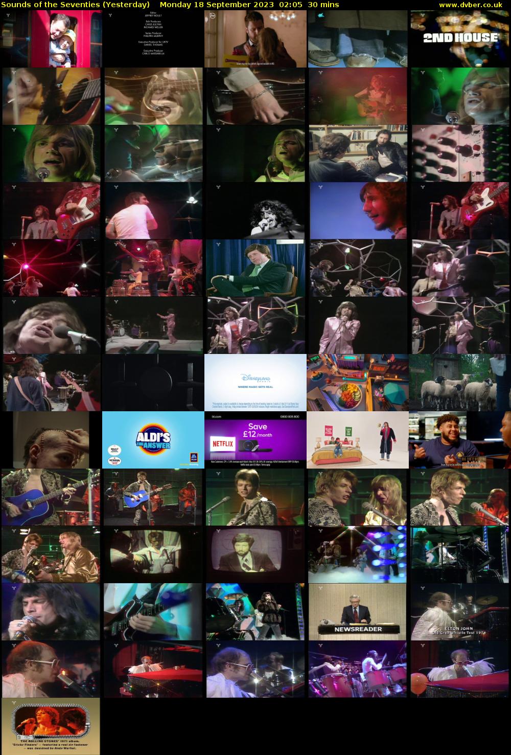 Sounds of the Seventies (Yesterday) Monday 18 September 2023 02:05 - 02:35