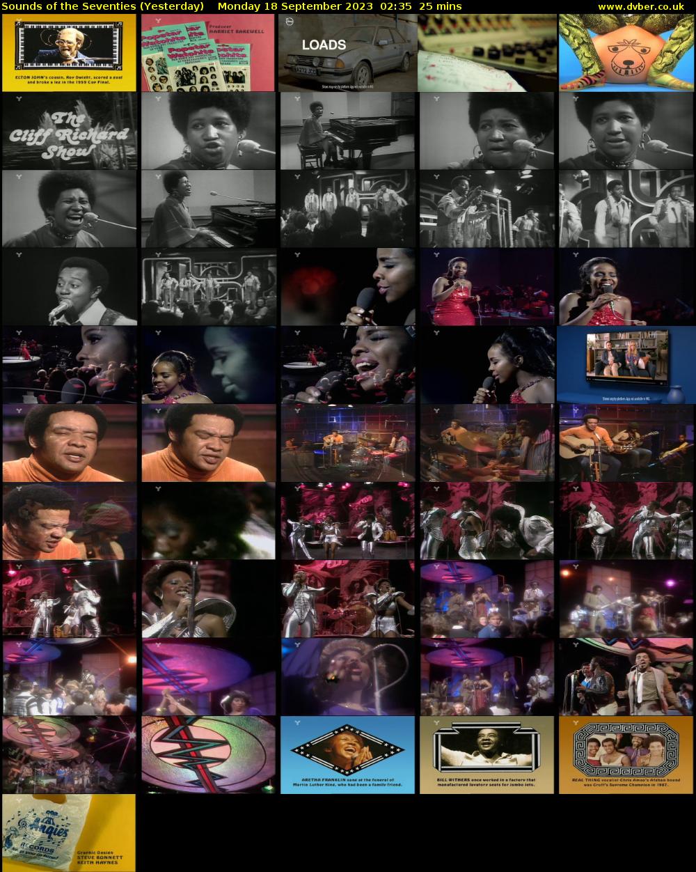 Sounds of the Seventies (Yesterday) Monday 18 September 2023 02:35 - 03:00
