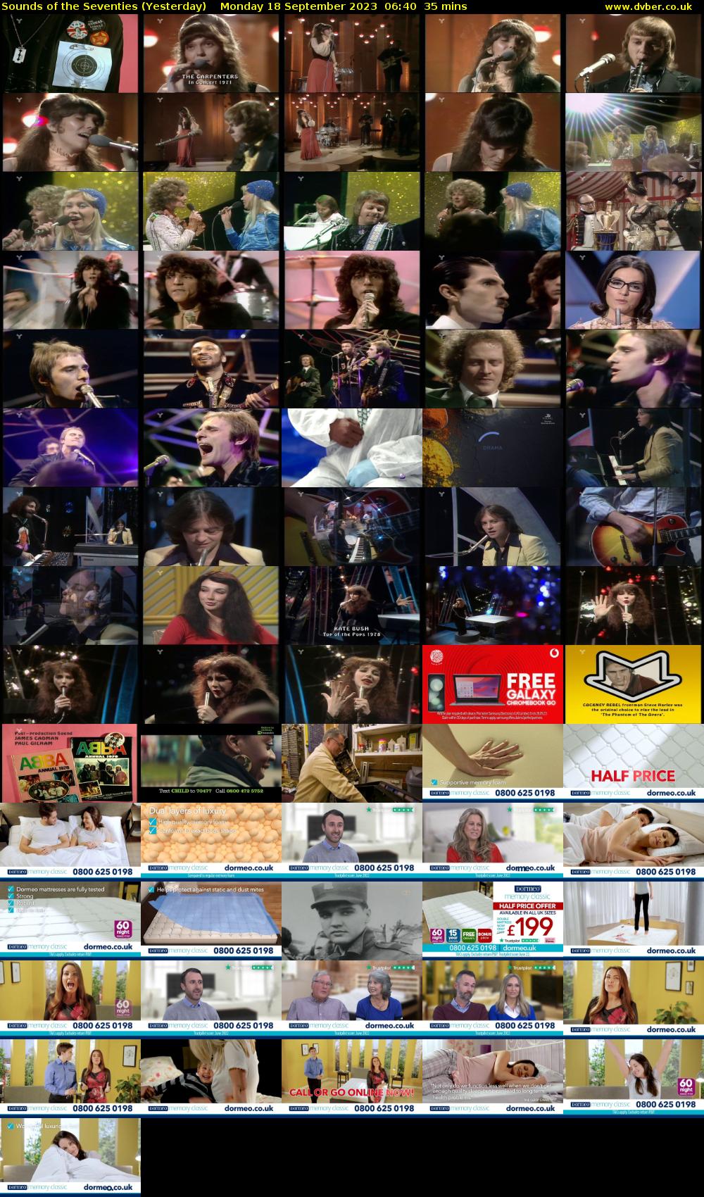 Sounds of the Seventies (Yesterday) Monday 18 September 2023 06:40 - 07:15