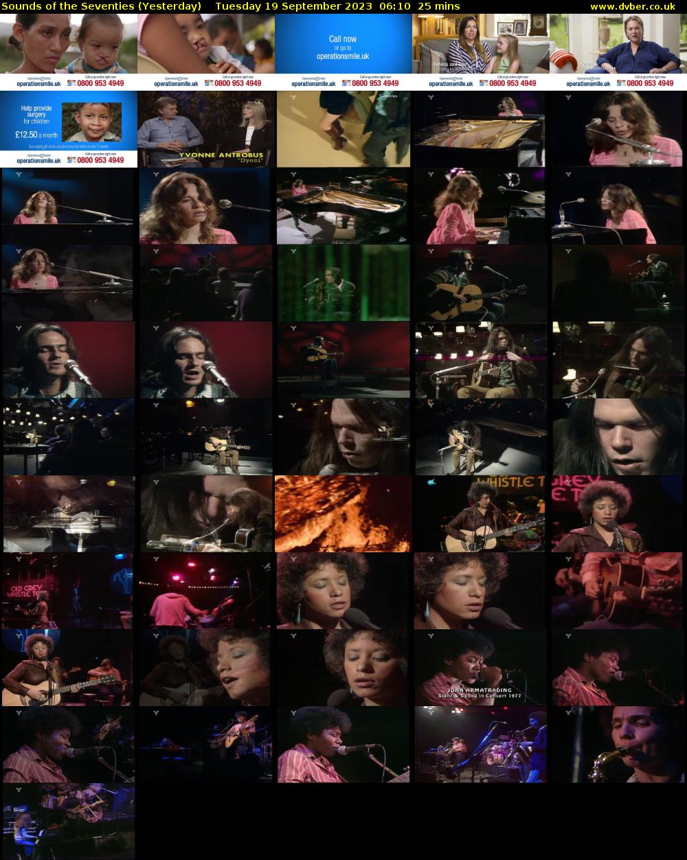 Sounds of the Seventies (Yesterday) Tuesday 19 September 2023 06:10 - 06:35