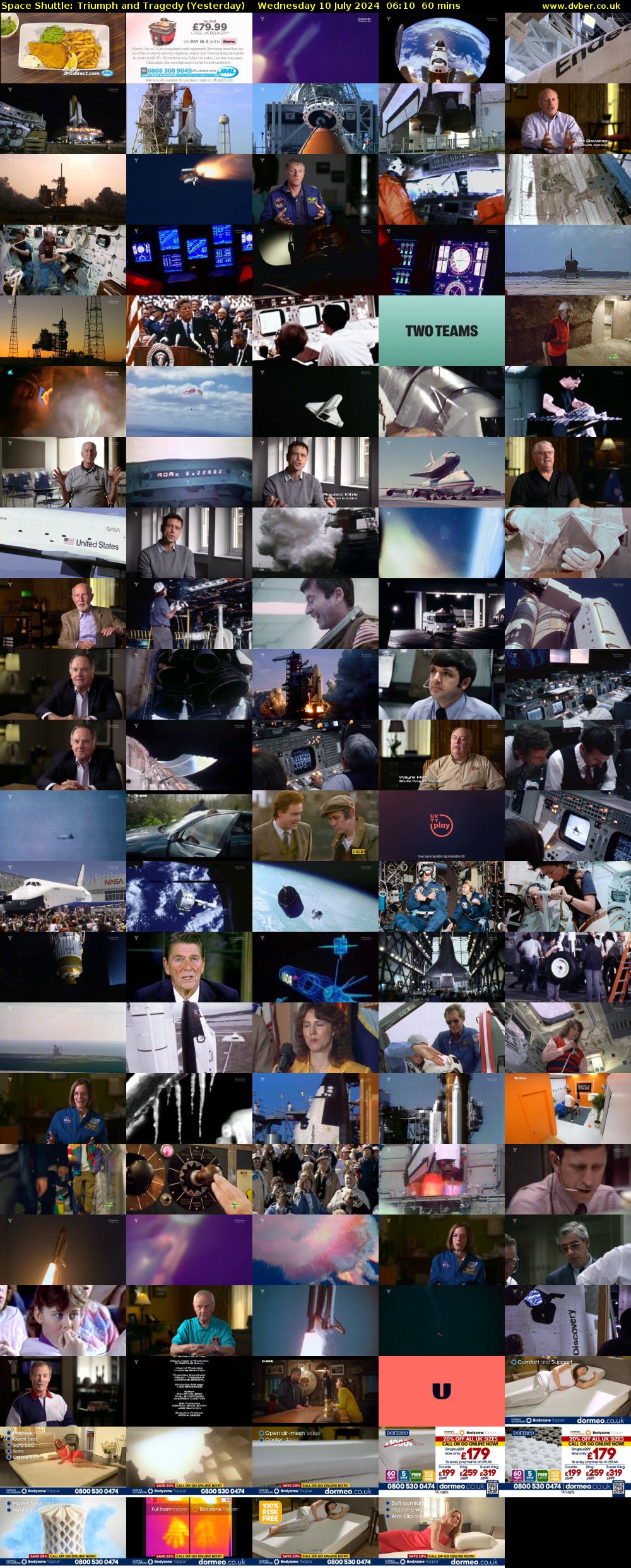 Space Shuttle: Triumph and Tragedy (Yesterday) Wednesday 10 July 2024 06:10 - 07:10