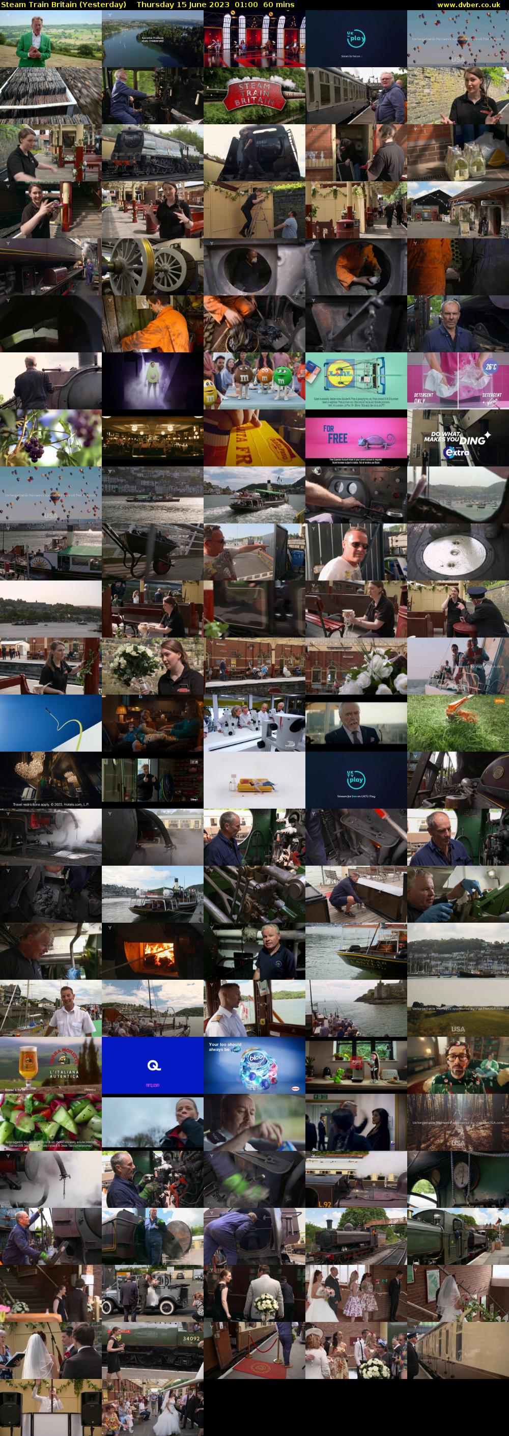 Steam Train Britain (Yesterday) Thursday 15 June 2023 01:00 - 02:00
