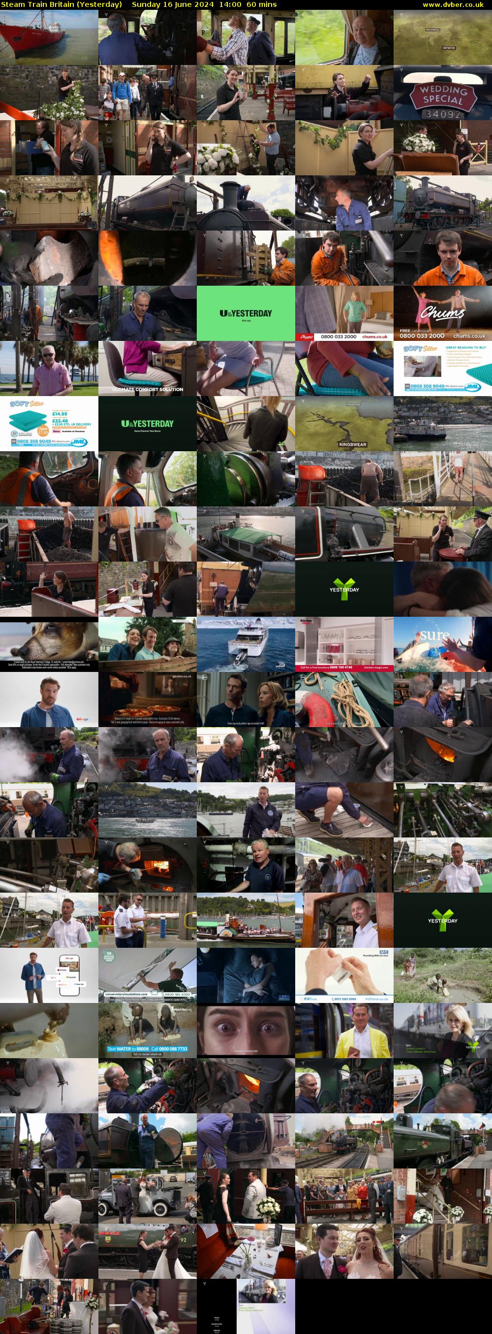 Steam Train Britain (Yesterday) Sunday 16 June 2024 14:00 - 15:00