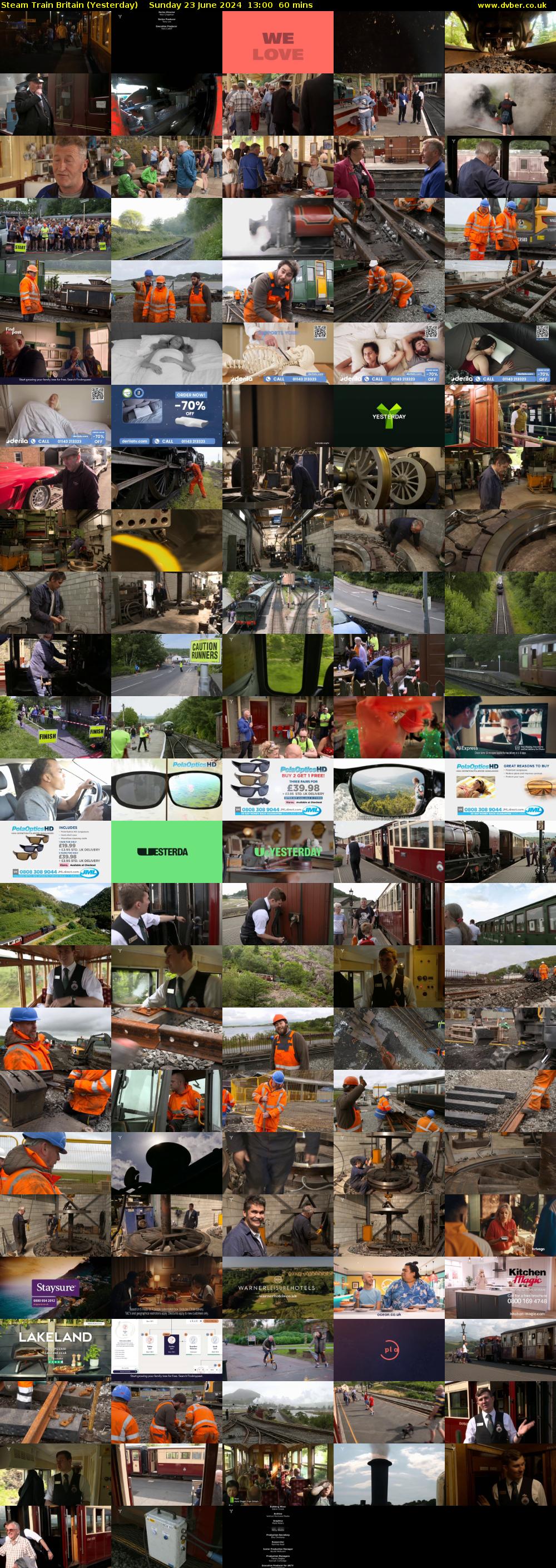 Steam Train Britain (Yesterday) Sunday 23 June 2024 13:00 - 14:00