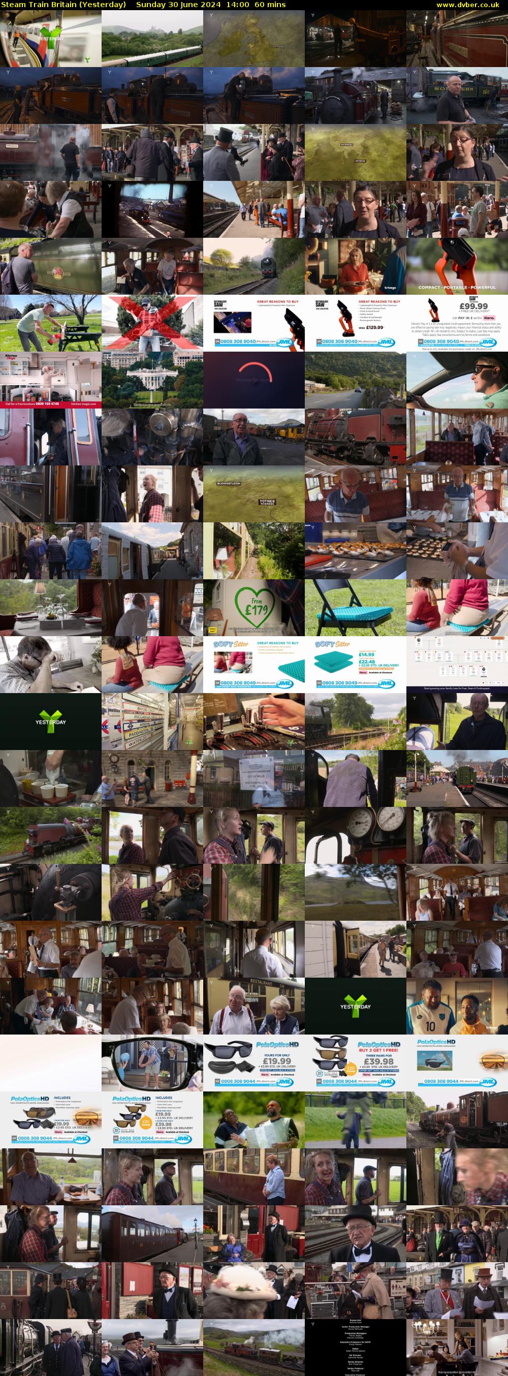 Steam Train Britain (Yesterday) Sunday 30 June 2024 14:00 - 15:00