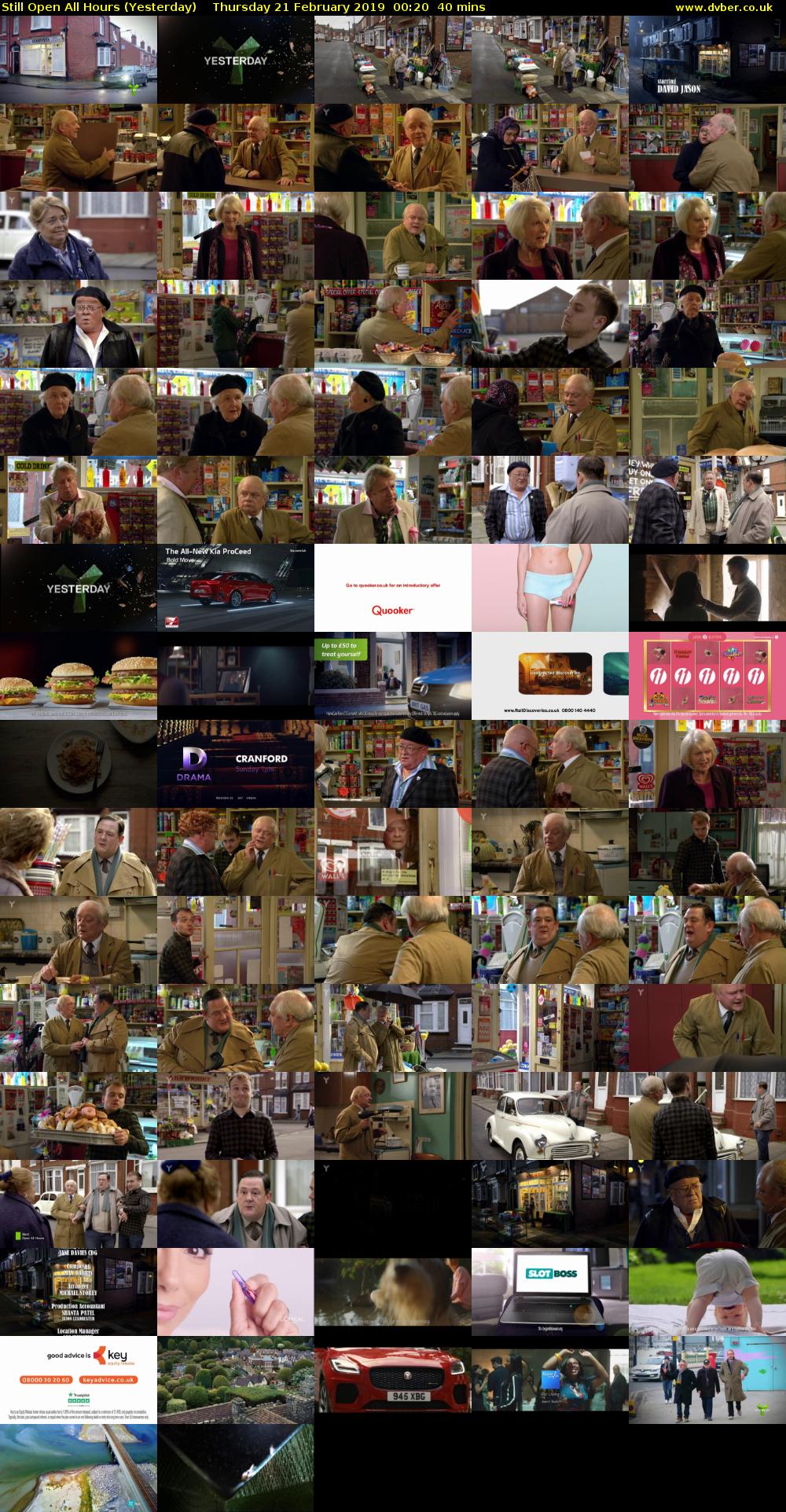 Still Open All Hours (Yesterday) Thursday 21 February 2019 00:20 - 01:00