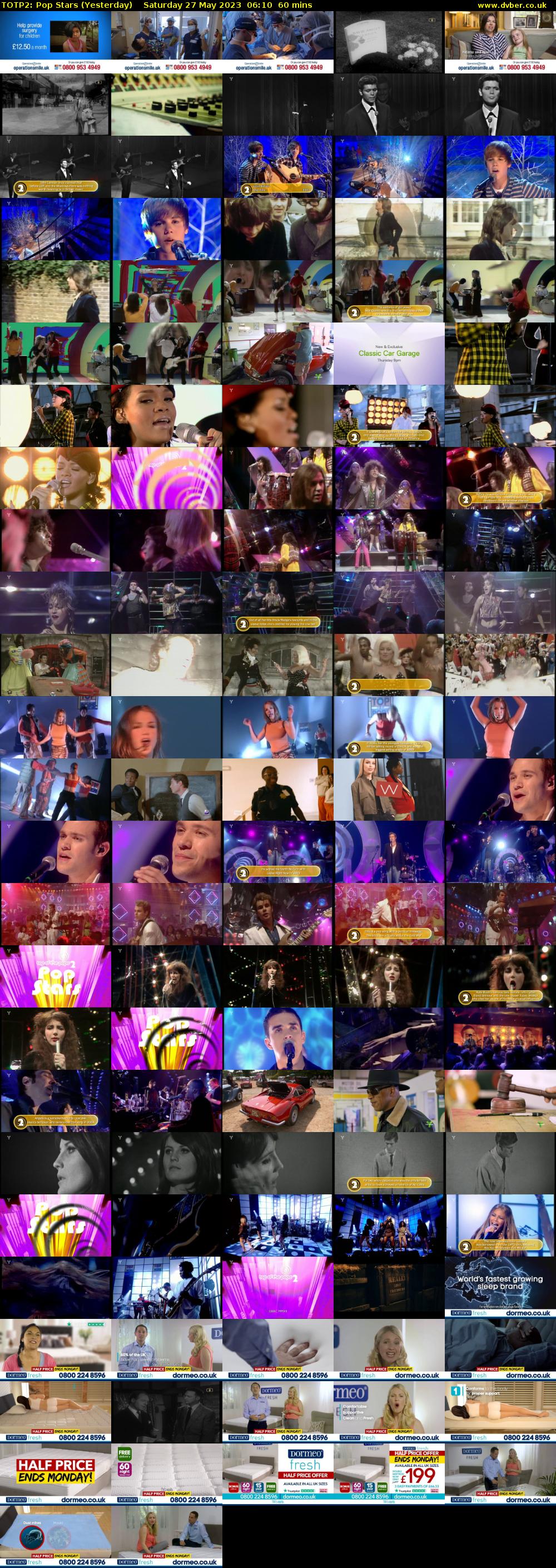 TOTP2: Pop Stars (Yesterday) Saturday 27 May 2023 06:10 - 07:10