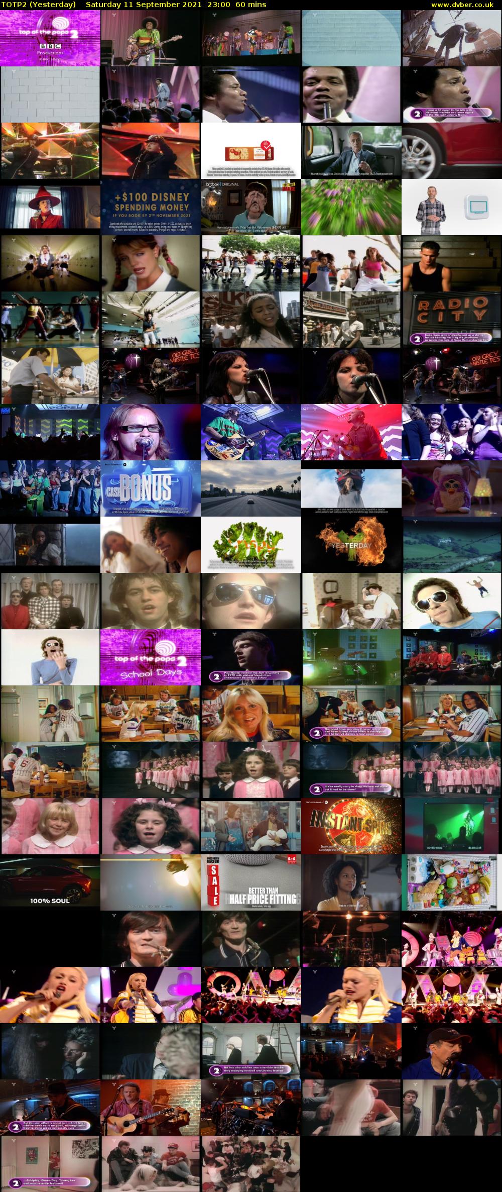 TOTP2 (Yesterday) Saturday 11 September 2021 23:00 - 00:00