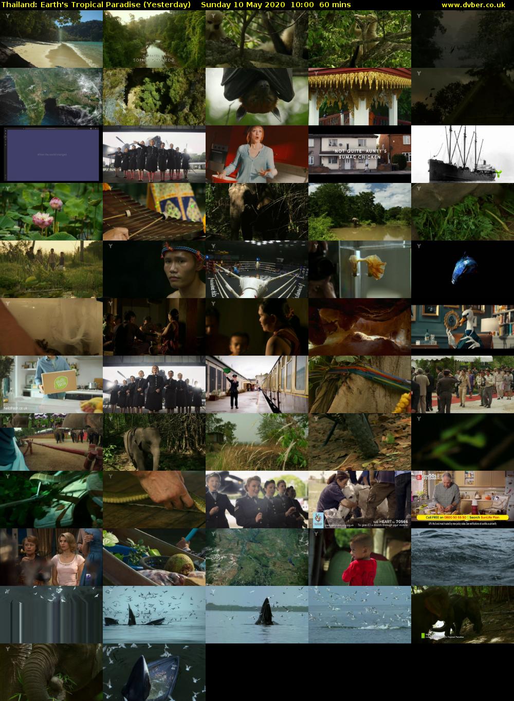 Thailand: Earth's Tropical Paradise (Yesterday) Sunday 10 May 2020 10:00 - 11:00