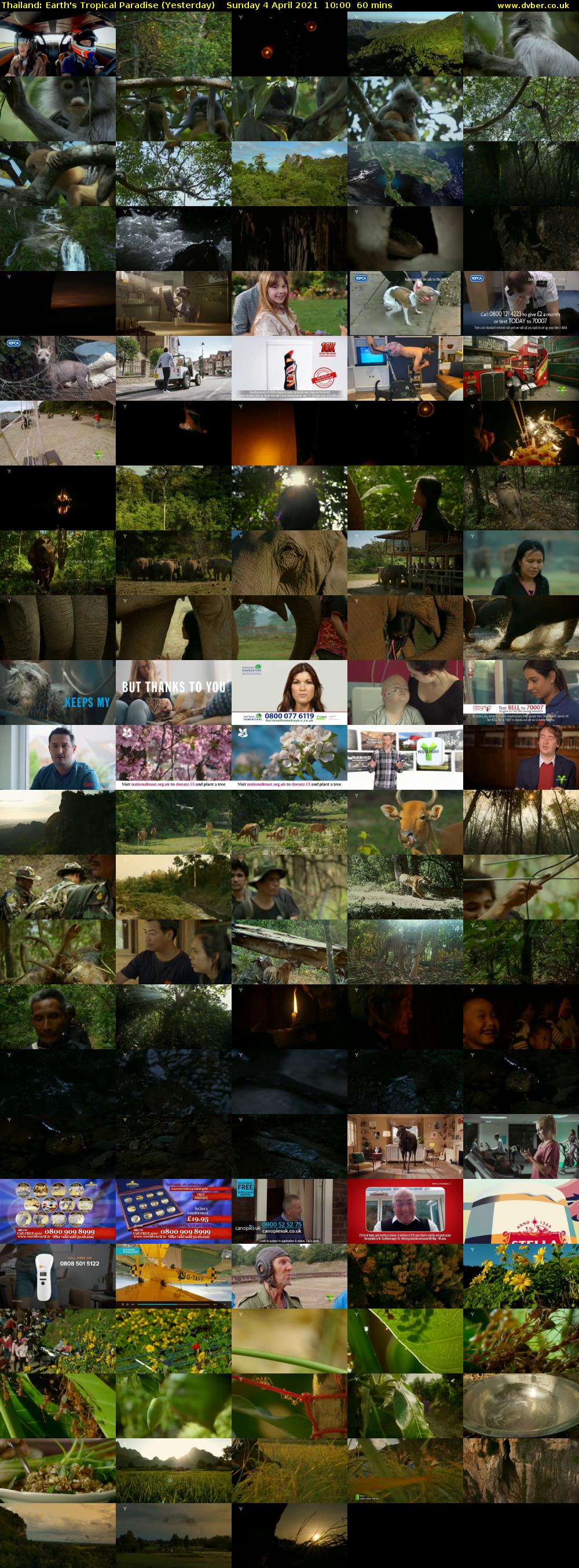 Thailand: Earth's Tropical Paradise (Yesterday) Sunday 4 April 2021 10:00 - 11:00