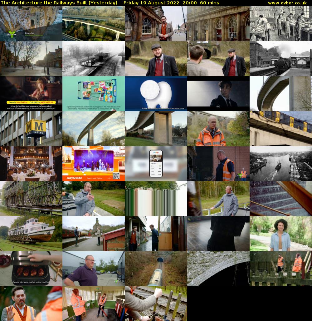 The Architecture The Railways Built (Yesterday) Friday 19 August 2022 20:00 - 21:00