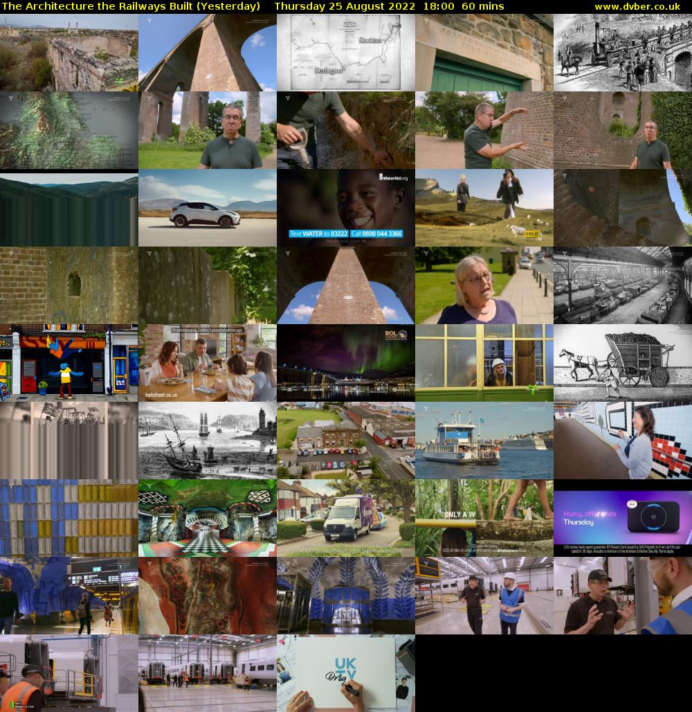 The Architecture The Railways Built (Yesterday) Thursday 25 August 2022 18:00 - 19:00