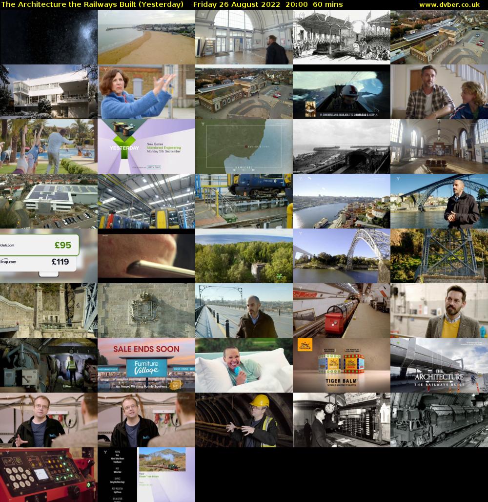 The Architecture The Railways Built (Yesterday) Friday 26 August 2022 20:00 - 21:00
