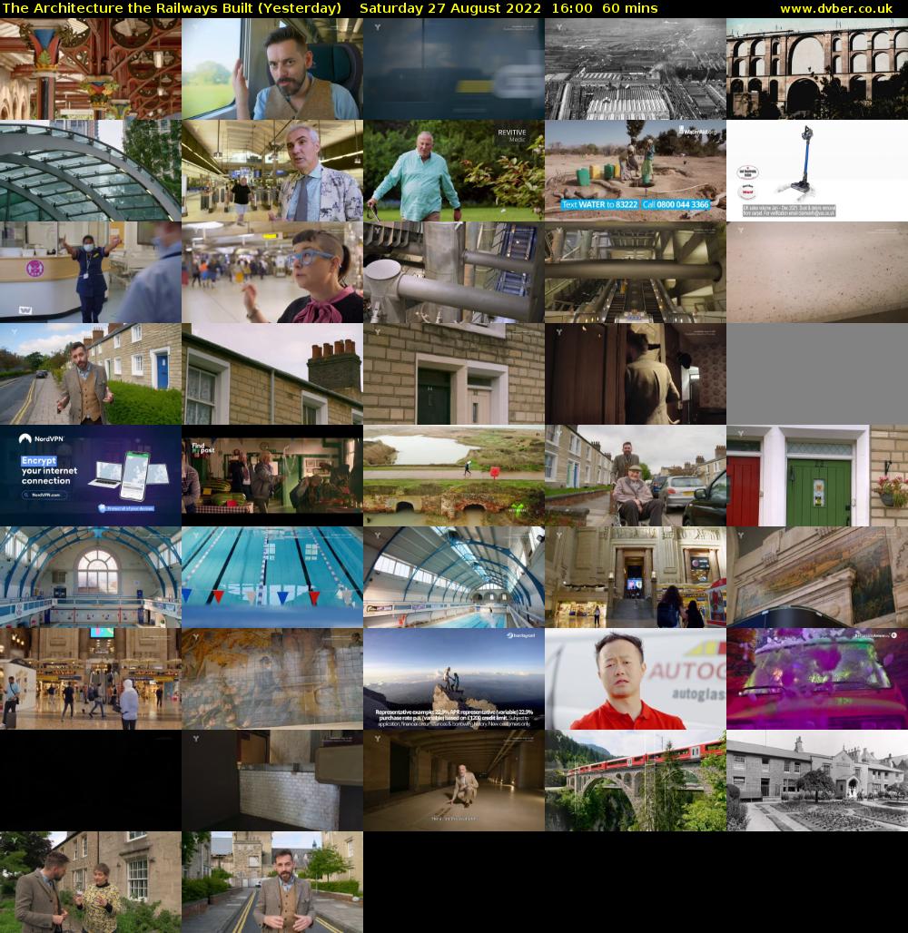 The Architecture The Railways Built (Yesterday) Saturday 27 August 2022 16:00 - 17:00