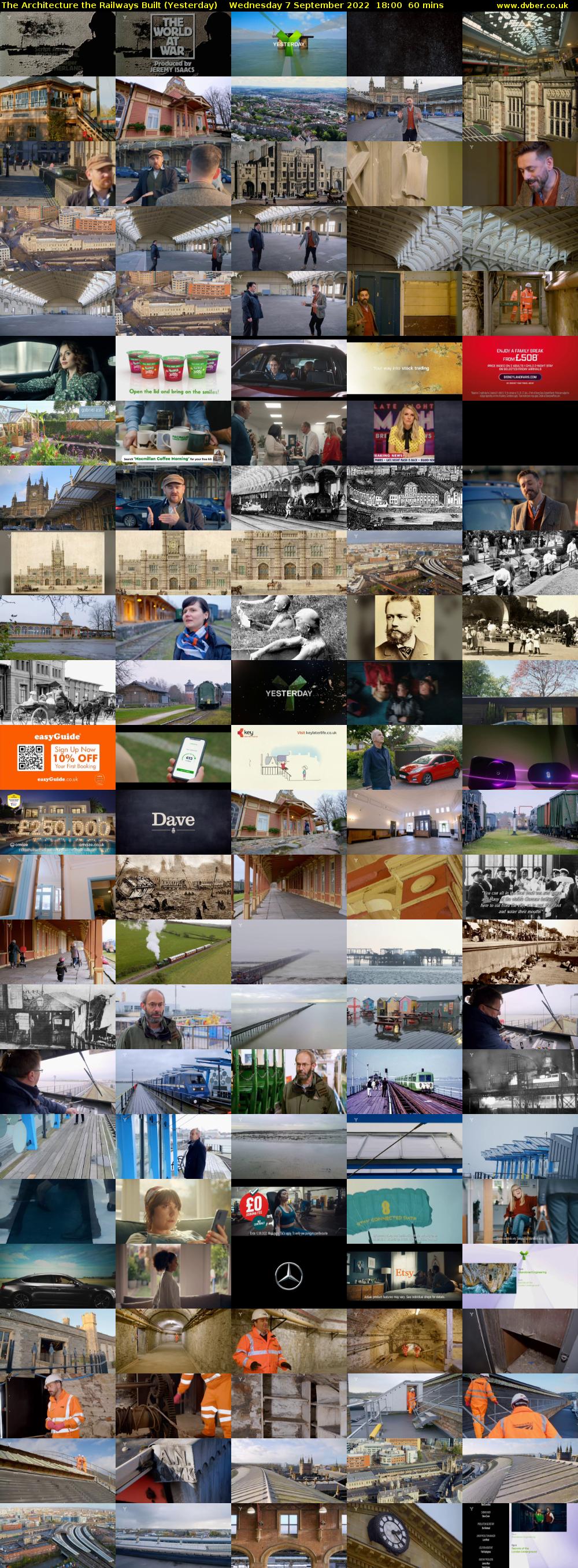 The Architecture the Railways Built (Yesterday) Wednesday 7 September 2022 18:00 - 19:00