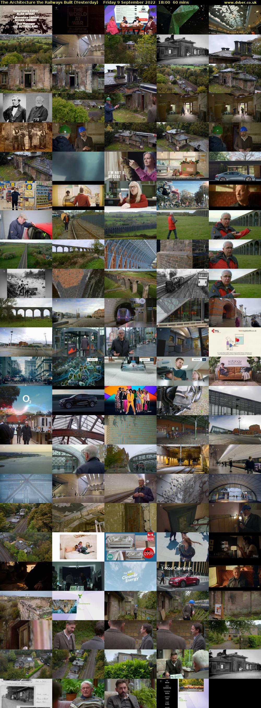 The Architecture the Railways Built (Yesterday) Friday 9 September 2022 18:00 - 19:00