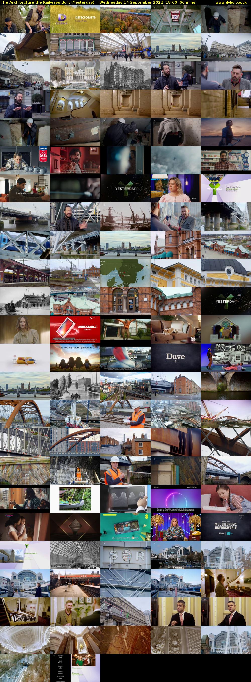 The Architecture the Railways Built (Yesterday) Wednesday 14 September 2022 18:00 - 19:00