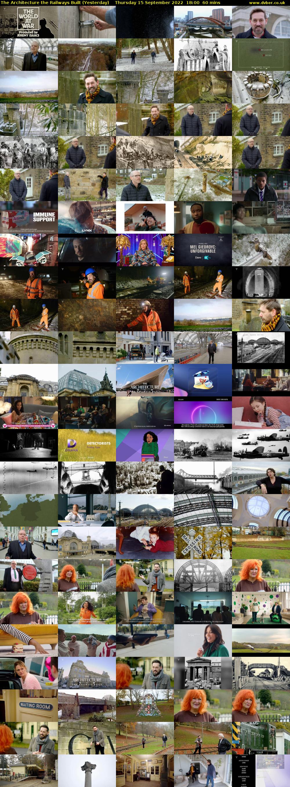 The Architecture the Railways Built (Yesterday) Thursday 15 September 2022 18:00 - 19:00