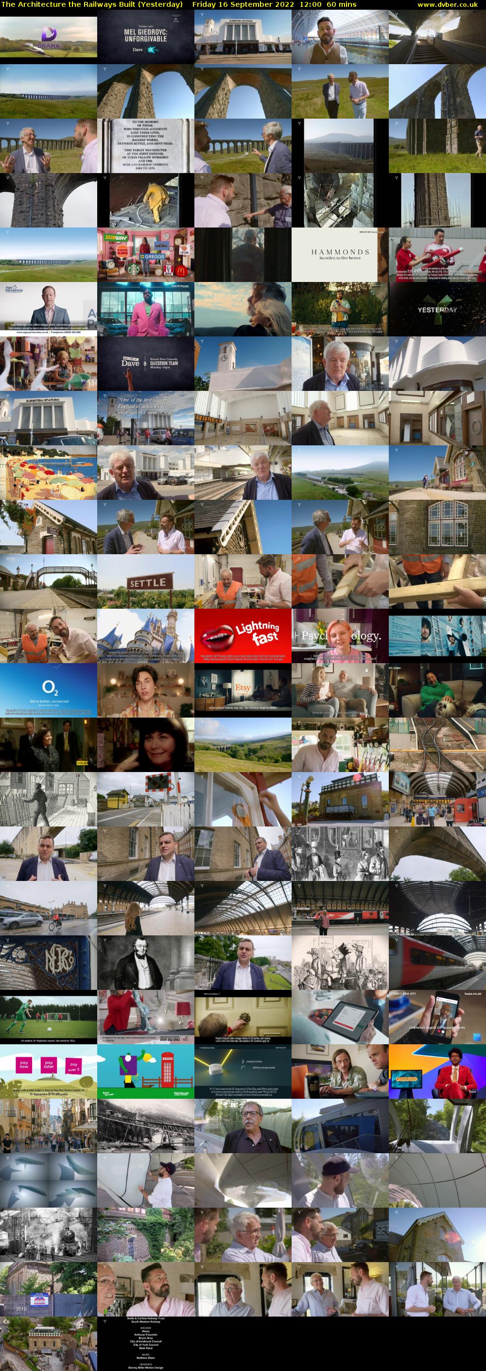 The Architecture the Railways Built (Yesterday) Friday 16 September 2022 12:00 - 13:00