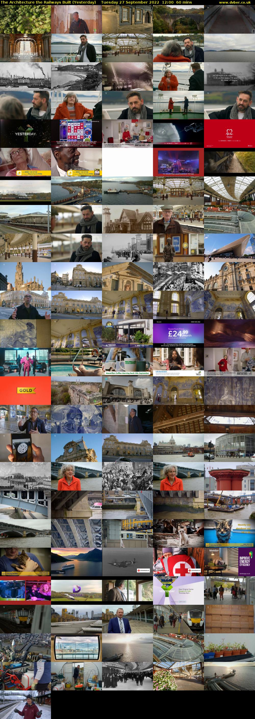 The Architecture the Railways Built (Yesterday) Tuesday 27 September 2022 12:00 - 13:00