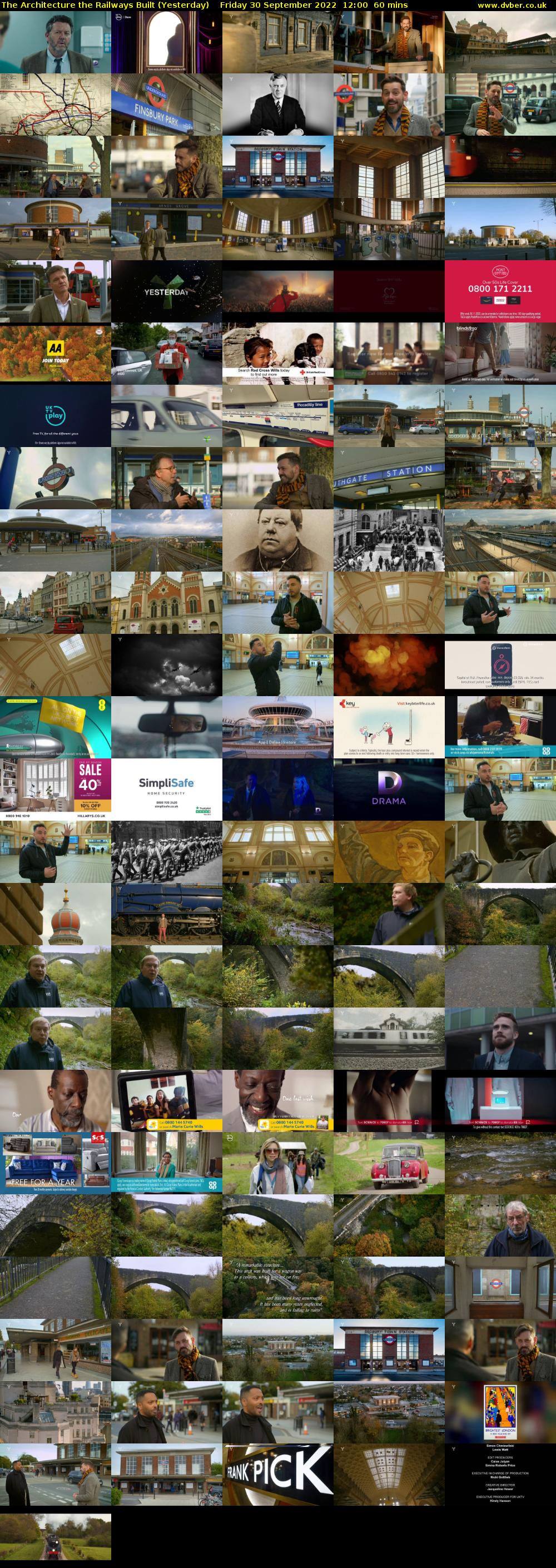 The Architecture the Railways Built (Yesterday) Friday 30 September 2022 12:00 - 13:00