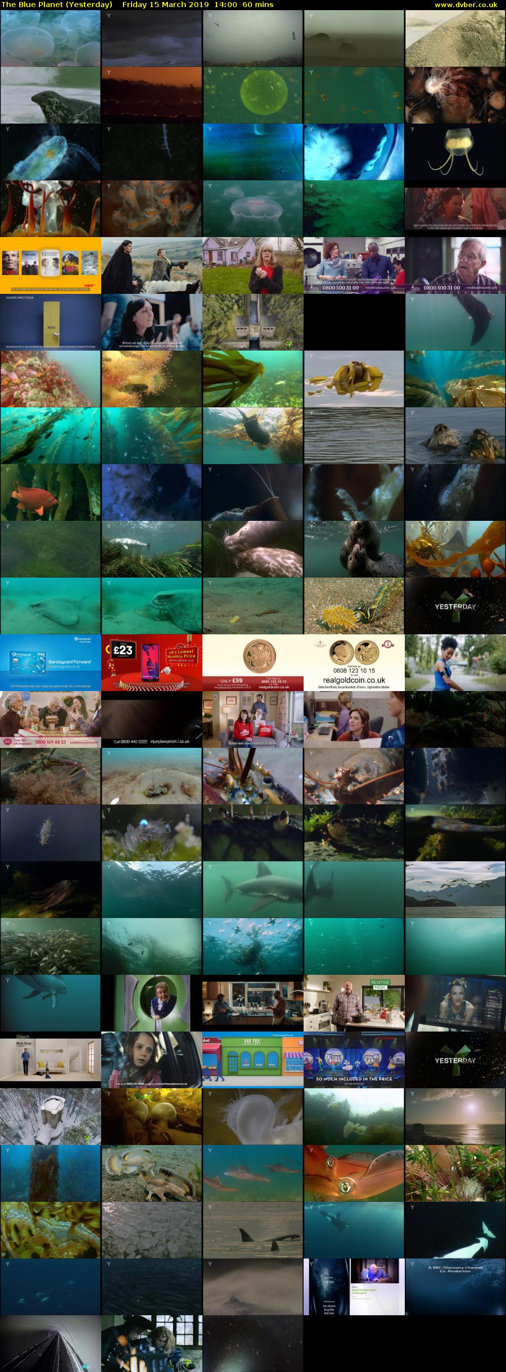The Blue Planet (Yesterday) Friday 15 March 2019 14:00 - 15:00