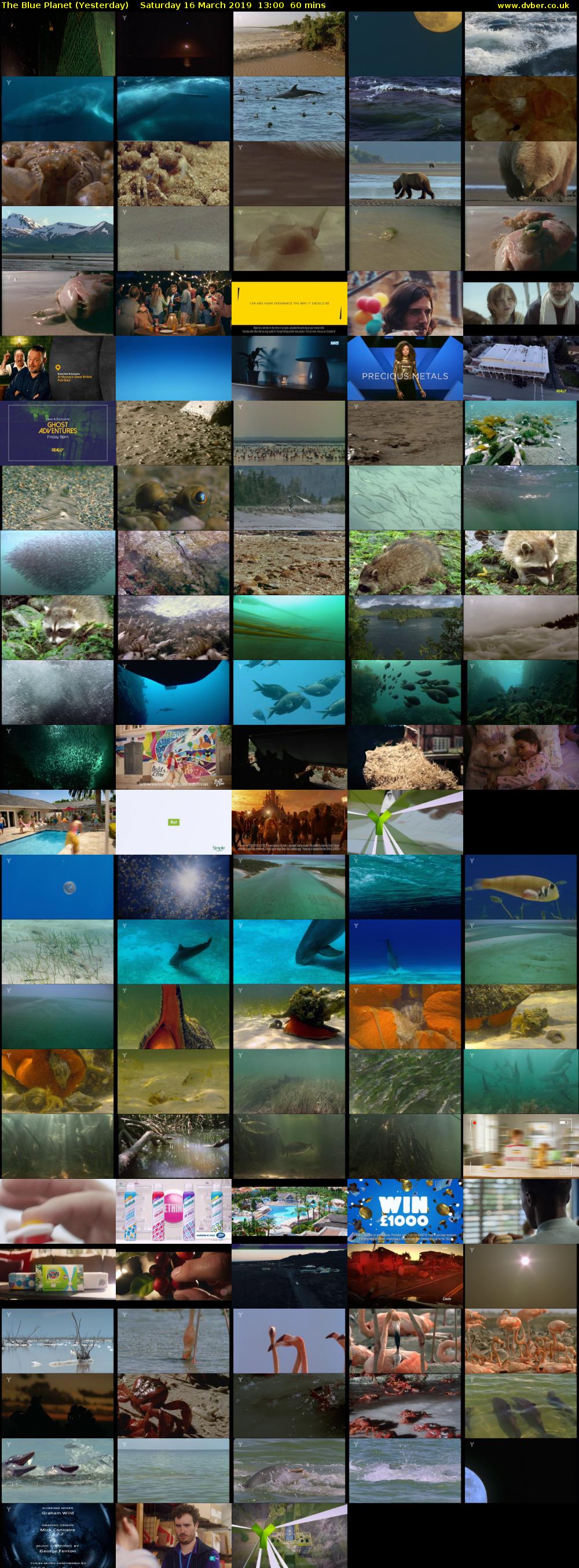 The Blue Planet (Yesterday) Saturday 16 March 2019 13:00 - 14:00