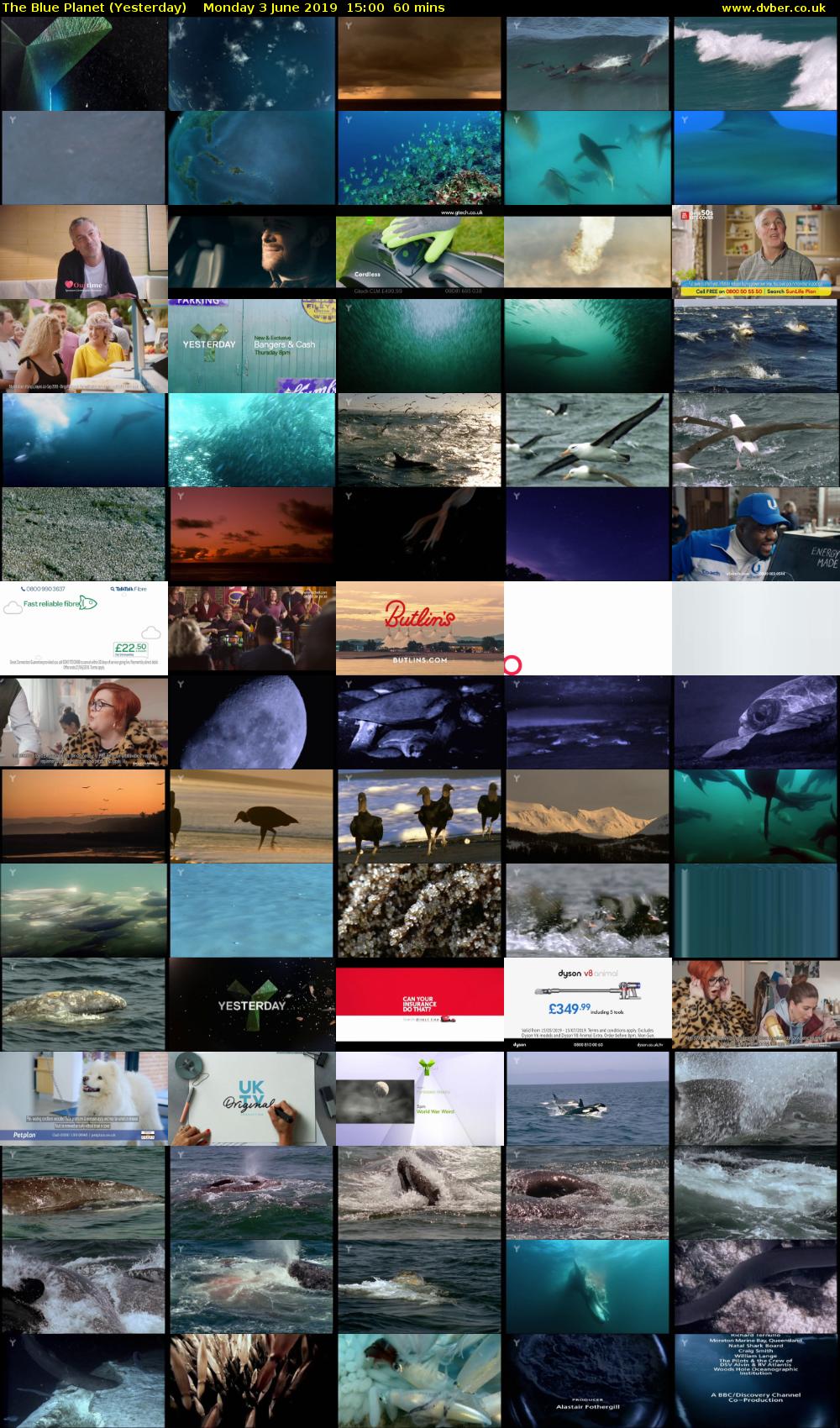 The Blue Planet (Yesterday) Monday 3 June 2019 15:00 - 16:00