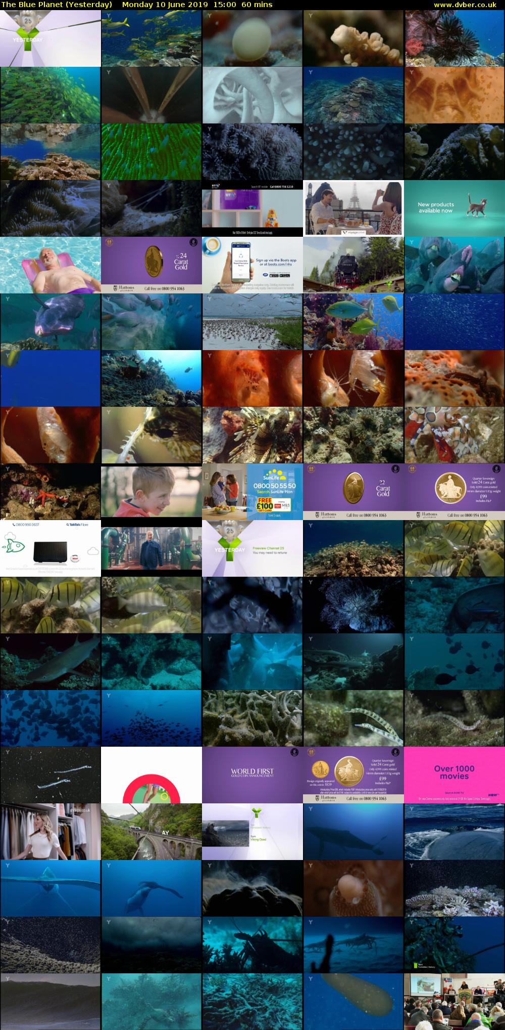 The Blue Planet (Yesterday) Monday 10 June 2019 15:00 - 16:00