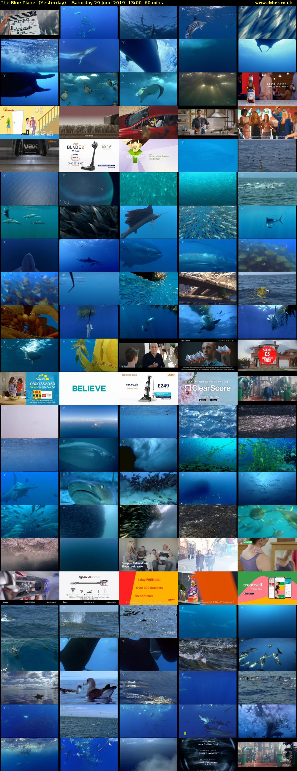 The Blue Planet (Yesterday) Saturday 29 June 2019 13:00 - 14:00