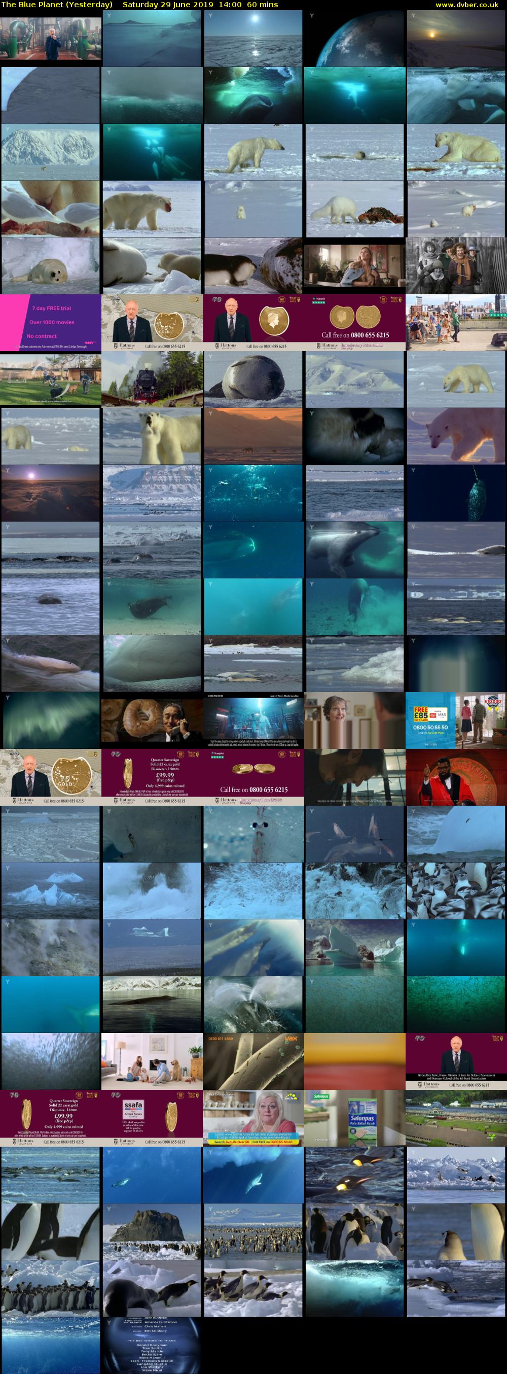The Blue Planet (Yesterday) Saturday 29 June 2019 14:00 - 15:00