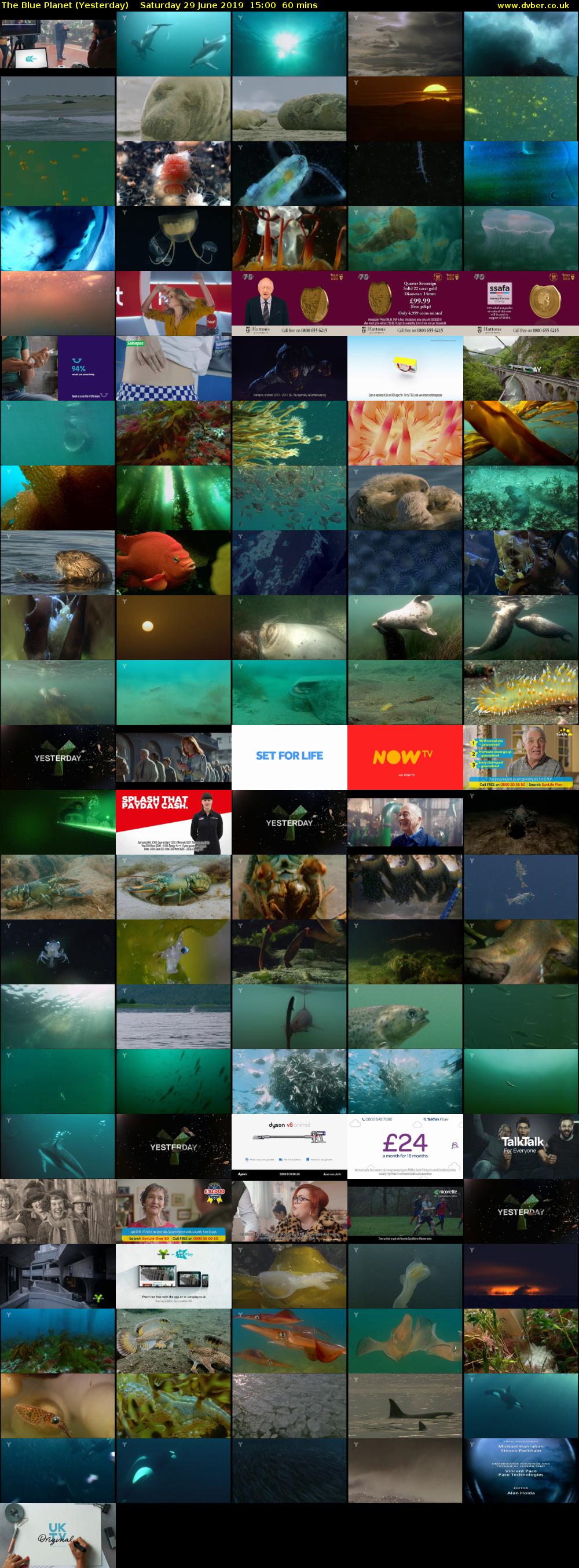 The Blue Planet (Yesterday) Saturday 29 June 2019 15:00 - 16:00