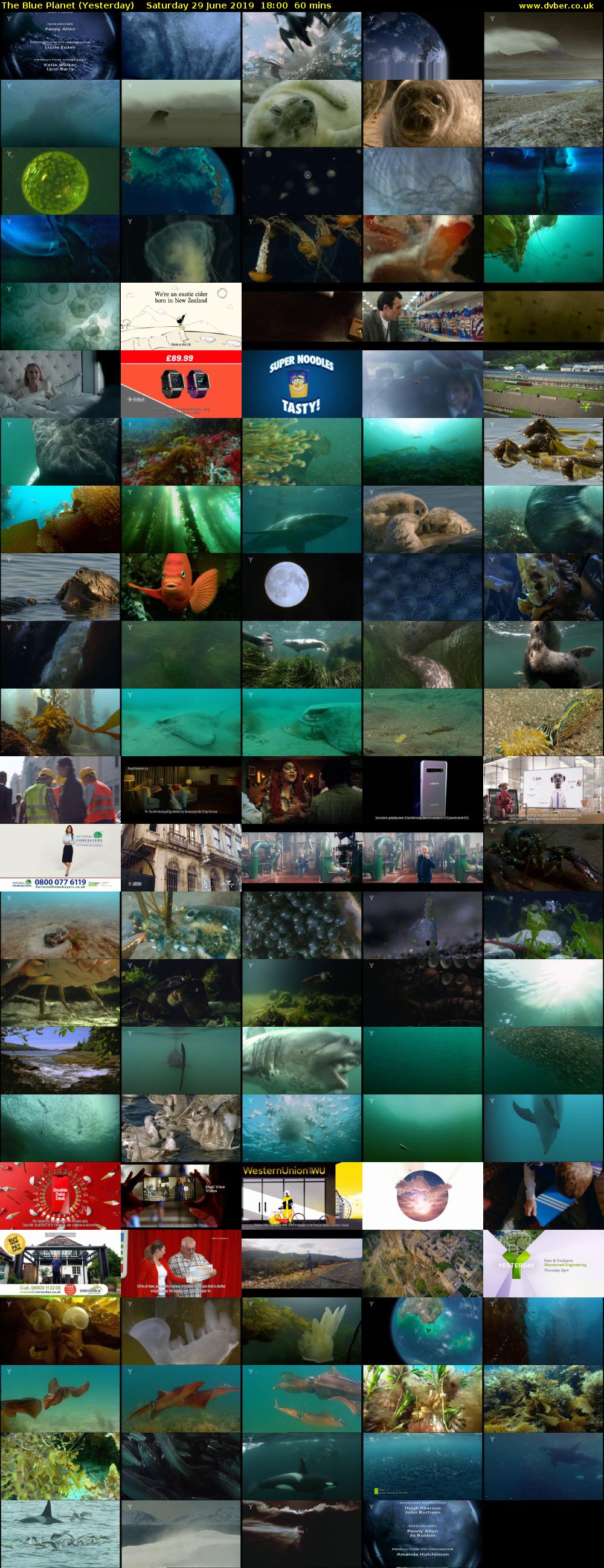 The Blue Planet (Yesterday) Saturday 29 June 2019 18:00 - 19:00