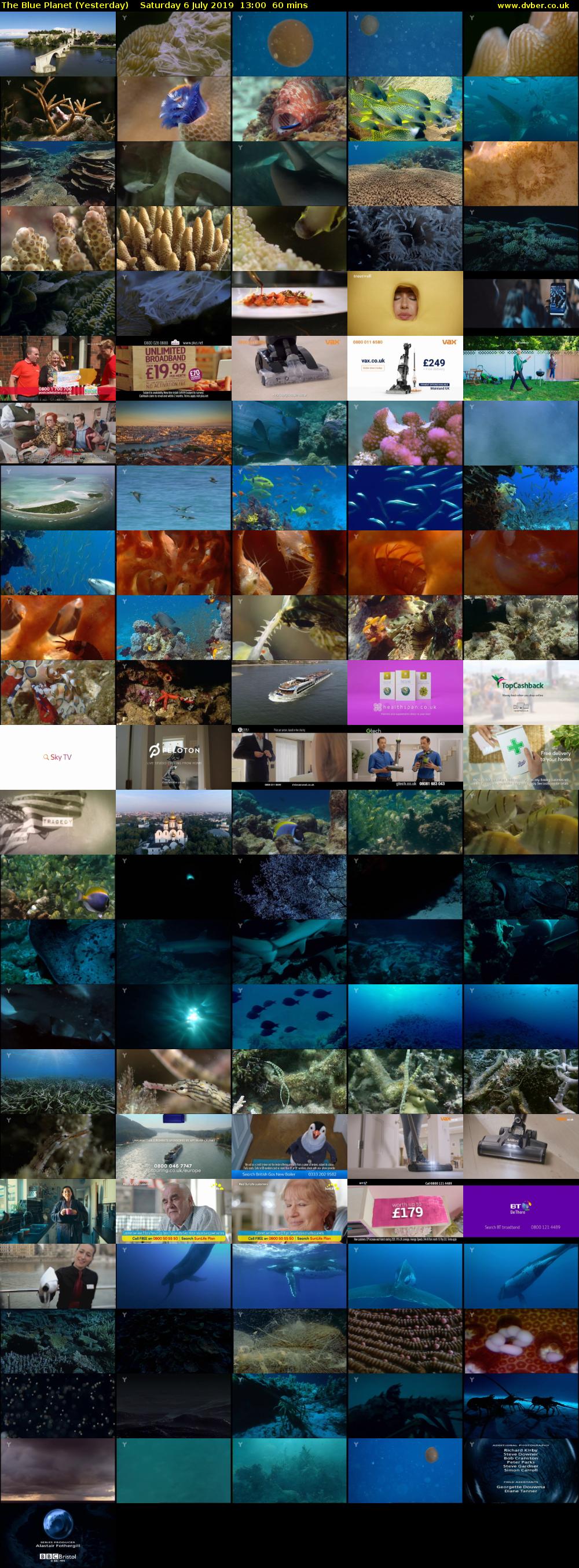 The Blue Planet (Yesterday) Saturday 6 July 2019 13:00 - 14:00