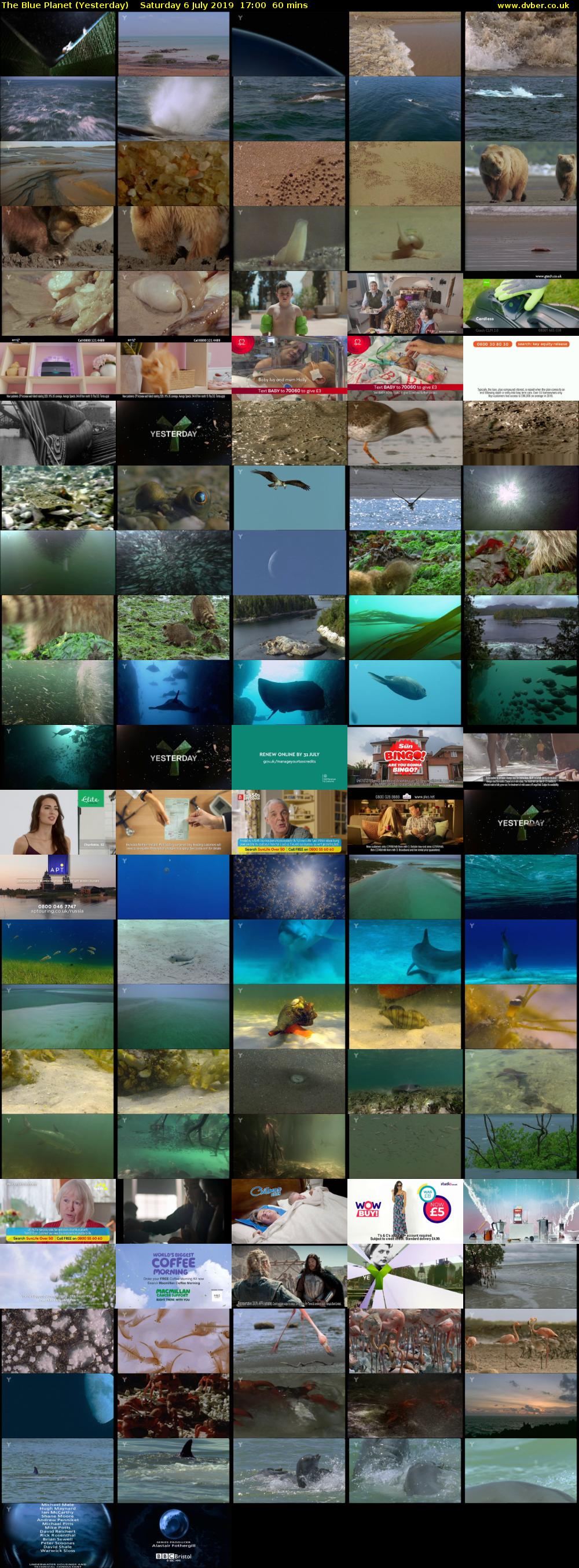 The Blue Planet (Yesterday) Saturday 6 July 2019 17:00 - 18:00