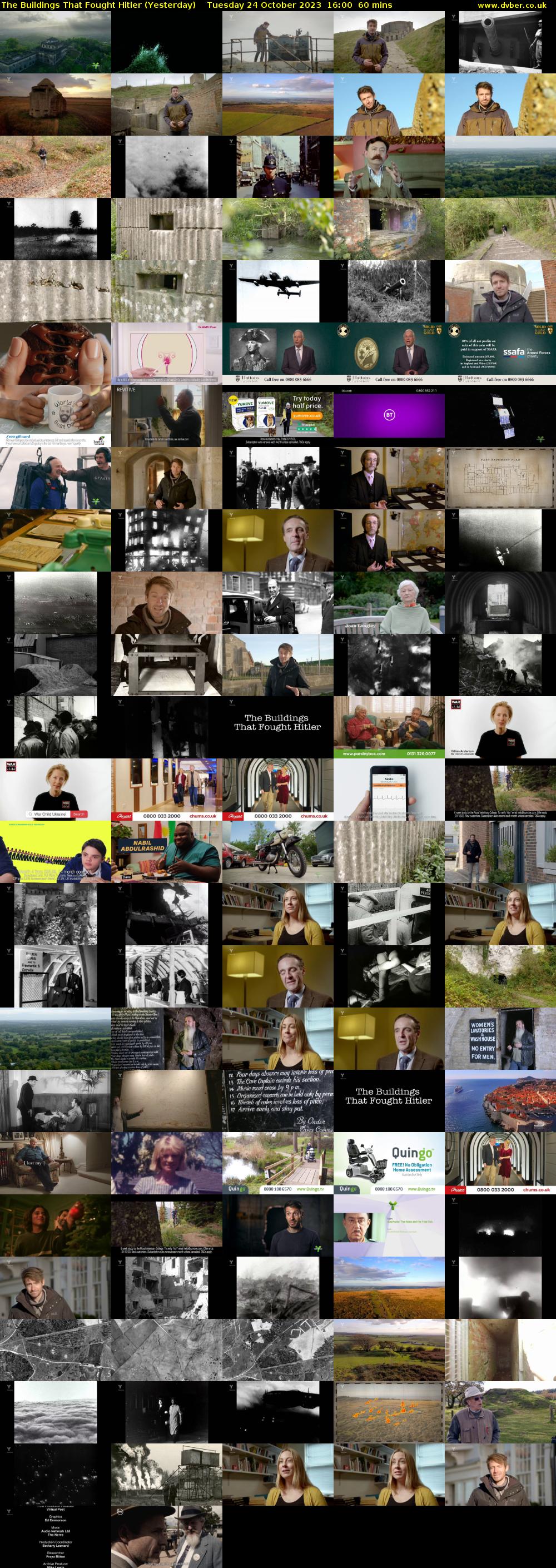 The Buildings That Fought Hitler (Yesterday) Tuesday 24 October 2023 16:00 - 17:00