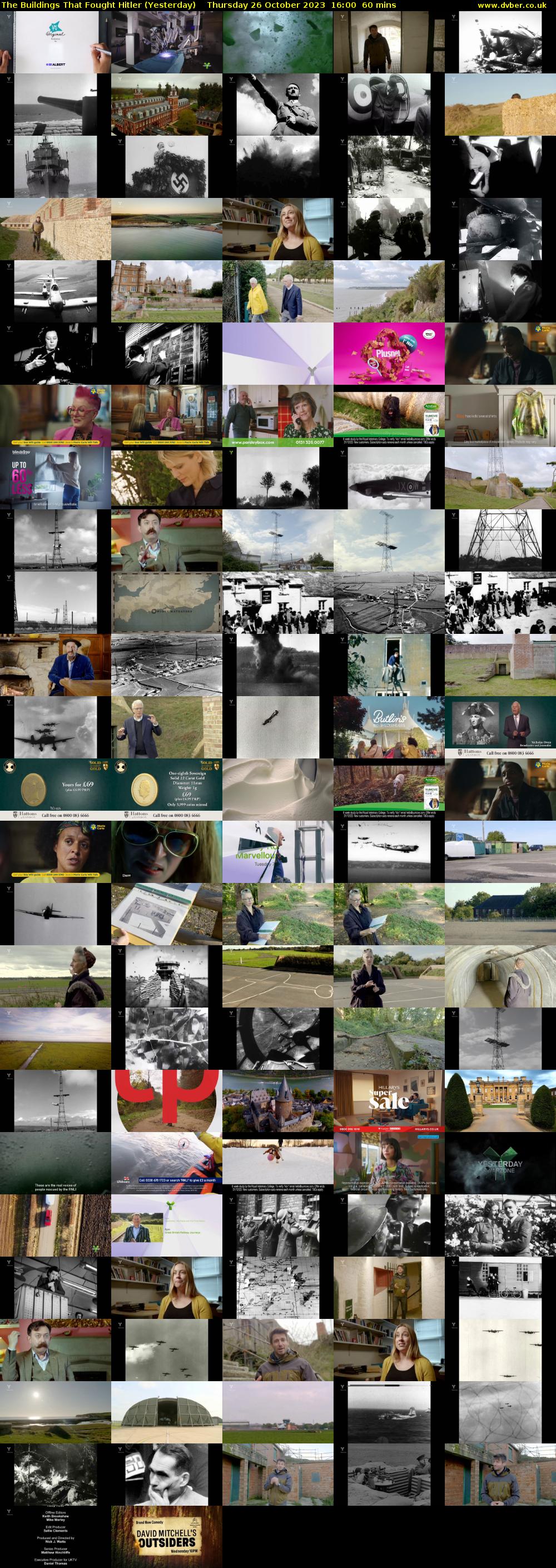 The Buildings That Fought Hitler (Yesterday) Thursday 26 October 2023 16:00 - 17:00