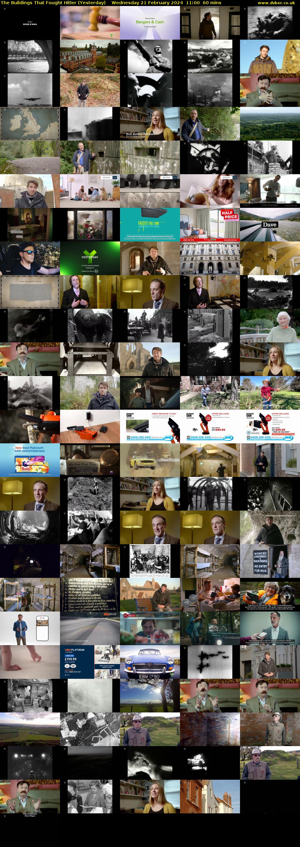 The Buildings That Fought Hitler (Yesterday) Wednesday 21 February 2024 11:00 - 12:00