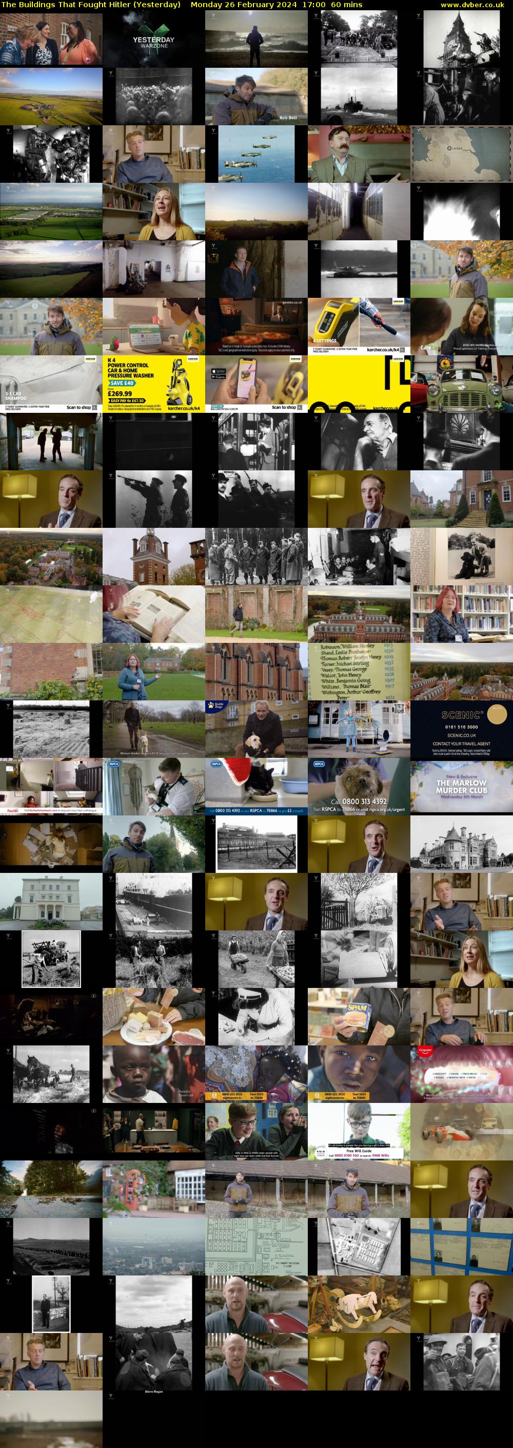 The Buildings That Fought Hitler (Yesterday) Monday 26 February 2024 17:00 - 18:00