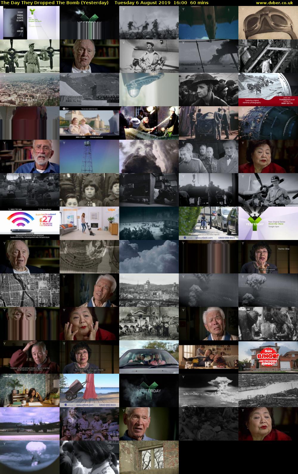The Day They Dropped The Bomb (Yesterday) Tuesday 6 August 2019 16:00 - 17:00