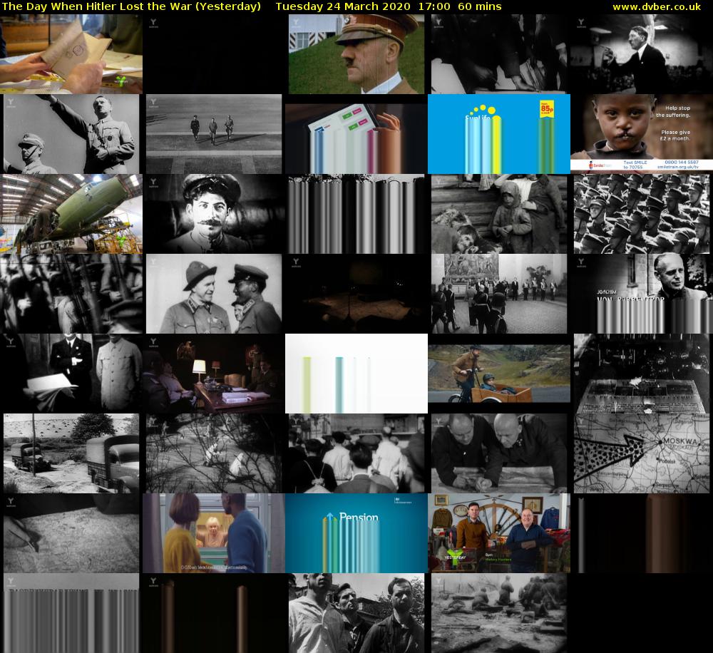 The Day When Hitler Lost the War (Yesterday) Tuesday 24 March 2020 17:00 - 18:00