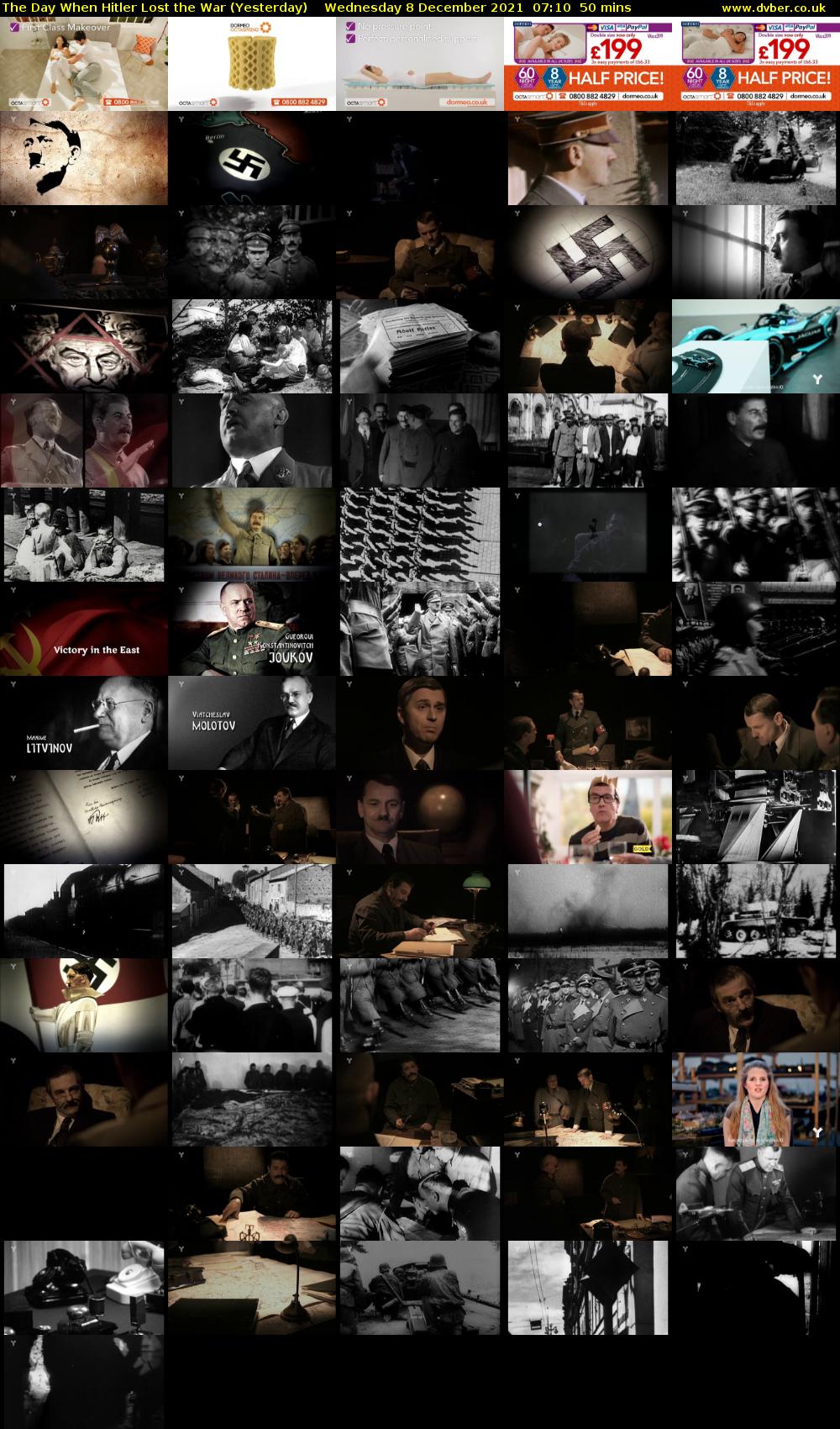 The Day When Hitler Lost the War (Yesterday) Wednesday 8 December 2021 07:10 - 08:00