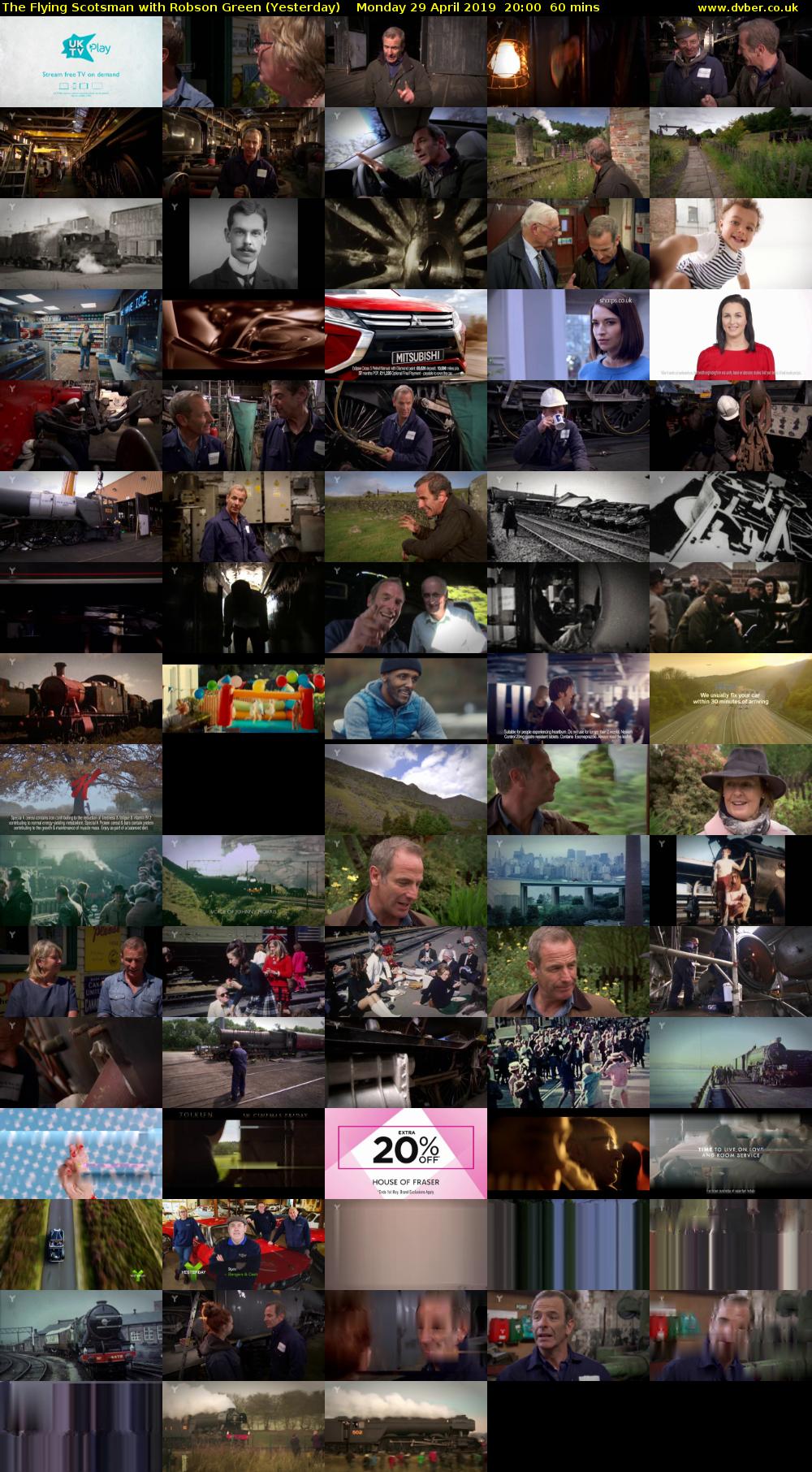 The Flying Scotsman with Robson Green (Yesterday) Monday 29 April 2019 20:00 - 21:00