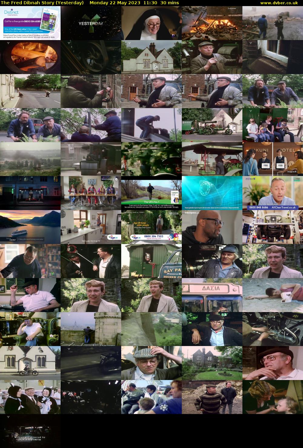 The Fred Dibnah Story (Yesterday) Monday 22 May 2023 11:30 - 12:00