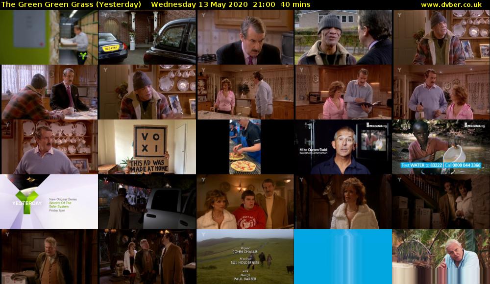 The Green Green Grass (Yesterday) Wednesday 13 May 2020 21:00 - 21:40
