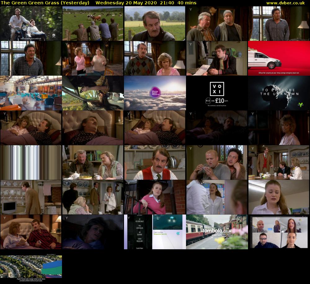 The Green Green Grass (Yesterday) Wednesday 20 May 2020 21:40 - 22:20