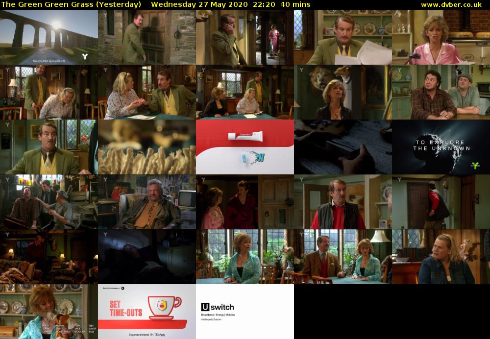The Green Green Grass (Yesterday) Wednesday 27 May 2020 22:20 - 23:00