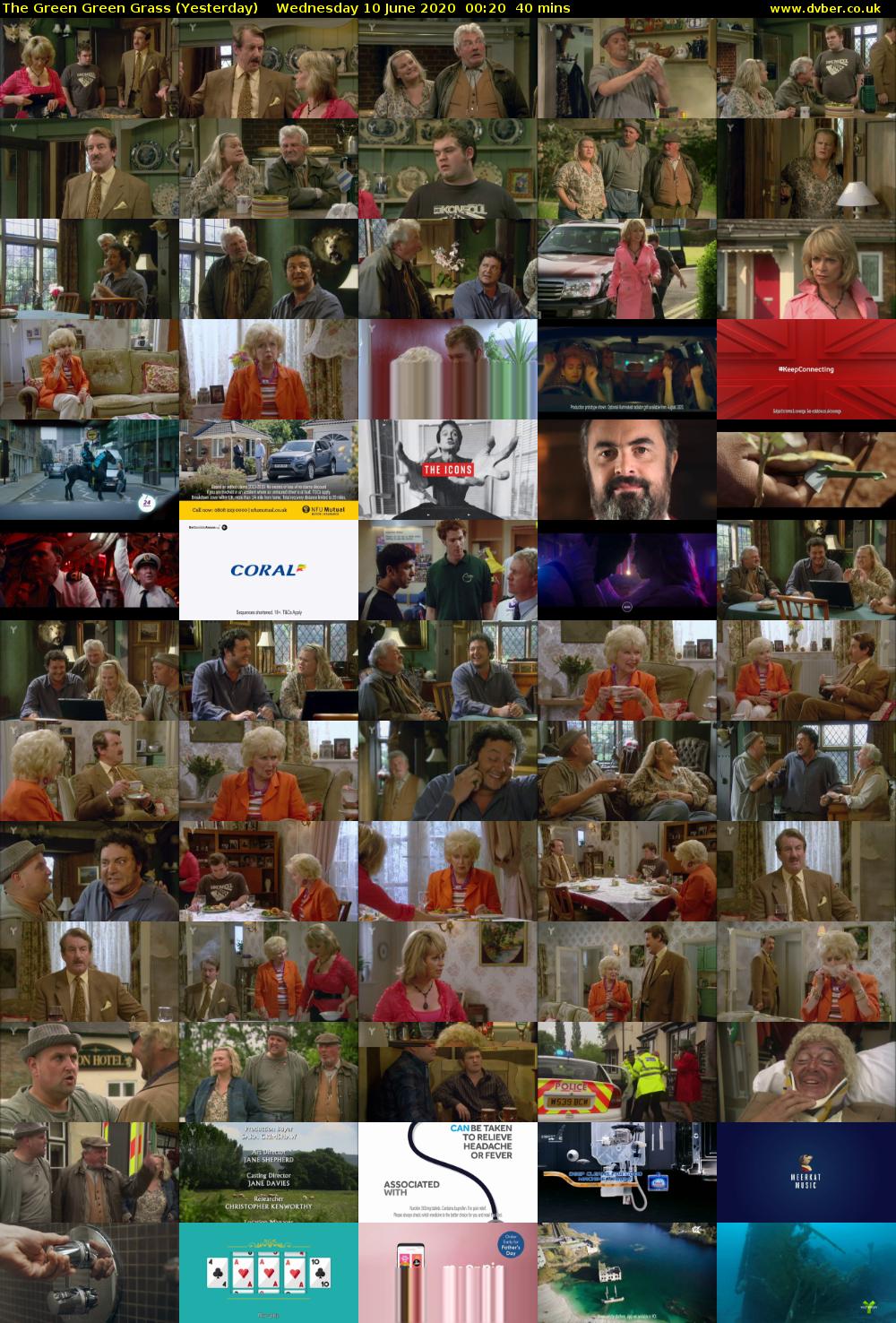 The Green Green Grass (Yesterday) Wednesday 10 June 2020 00:20 - 01:00